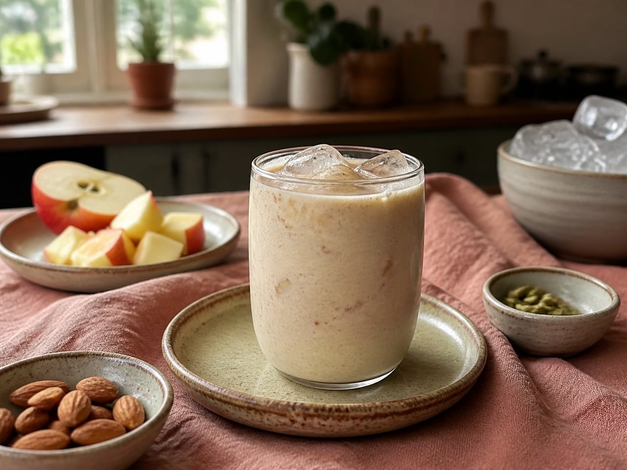 Cardamom Apple & Almond Smoothie