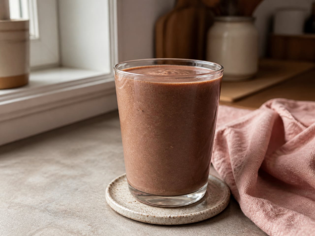 Cocoa Banana Oat Smoothie
