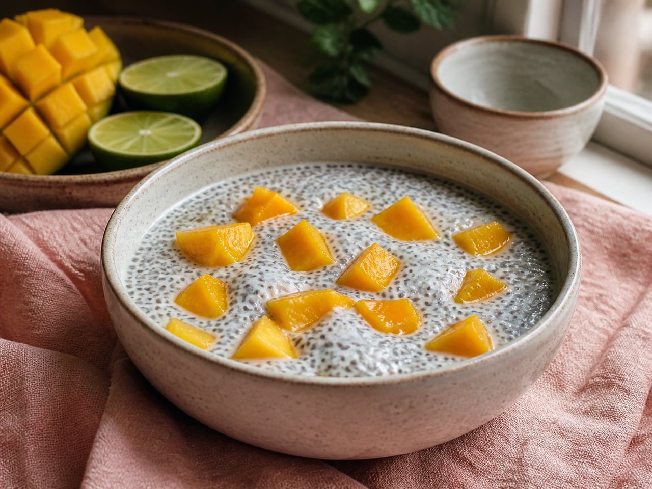 Mango-Lime Chia Pudding