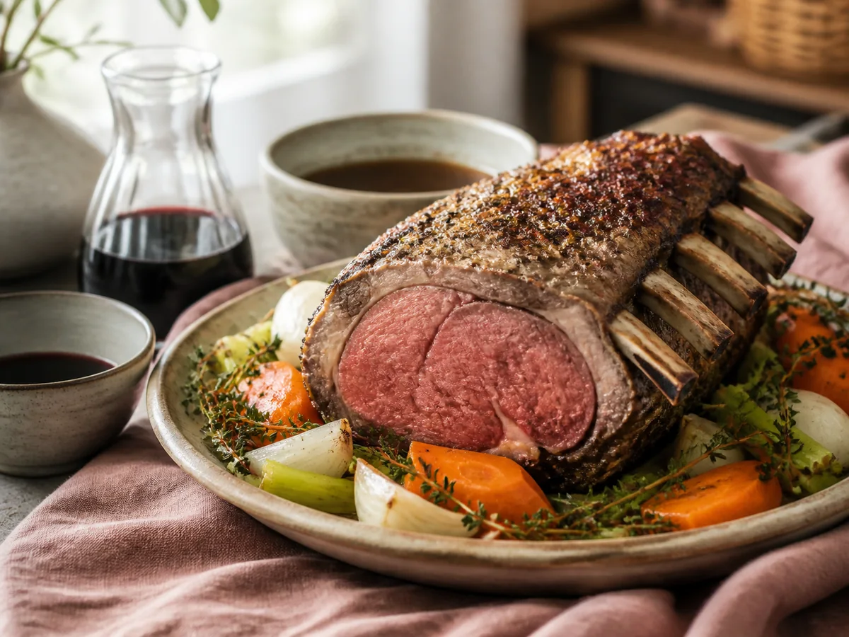 1-Step, Fail Proof Prime Rib Roast Recipe | Steamy Kitchen