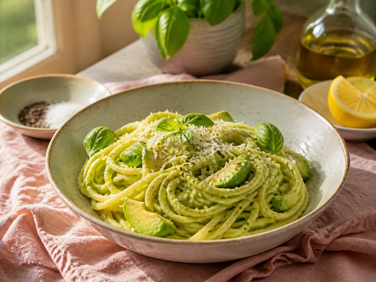 15-Minute Creamy Avocado Pasta