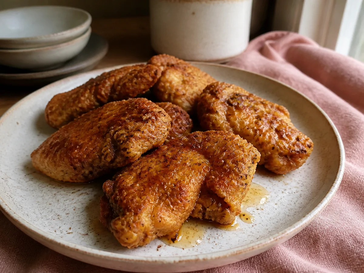 15-minute Skillet Fried Chicken with Tabasco Honey Sauce