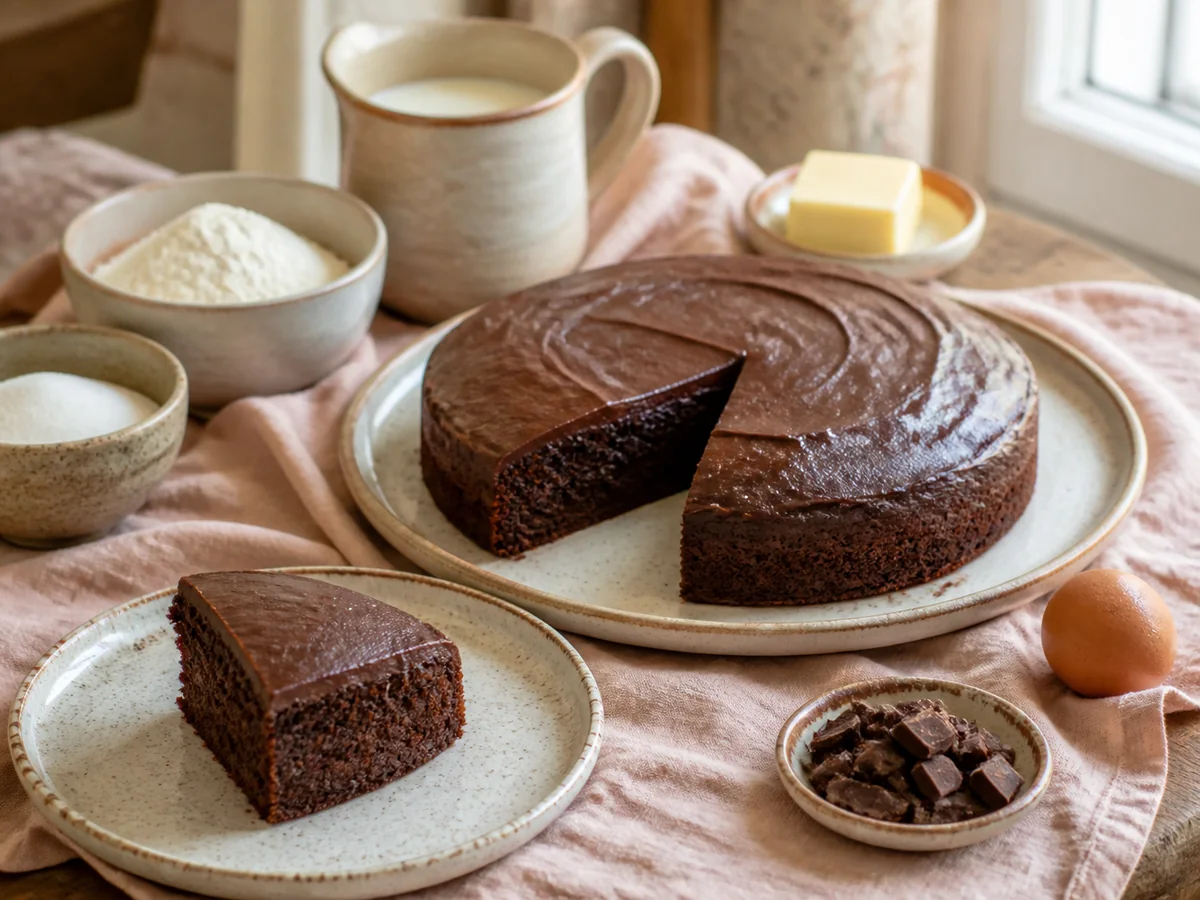 "1929 Gateau au Chocolat" aka Depression Chocolate Cake Recipe