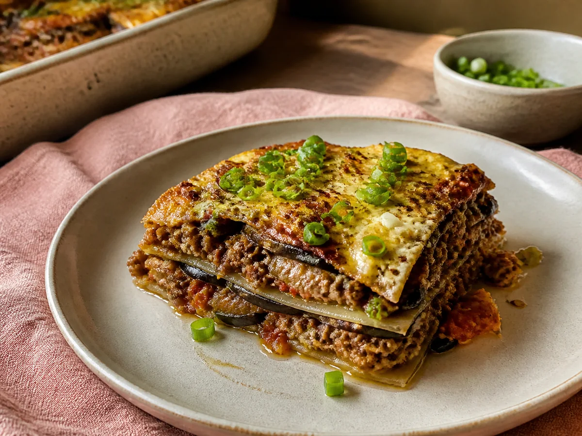 2 Layer Beachside Baked Eggplant Lasagna