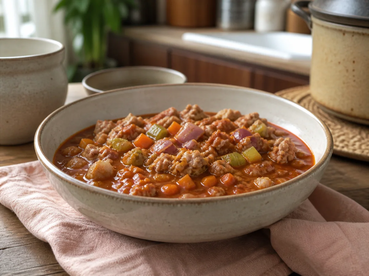 20 Minute No-Bean Turkey Chili Recipe