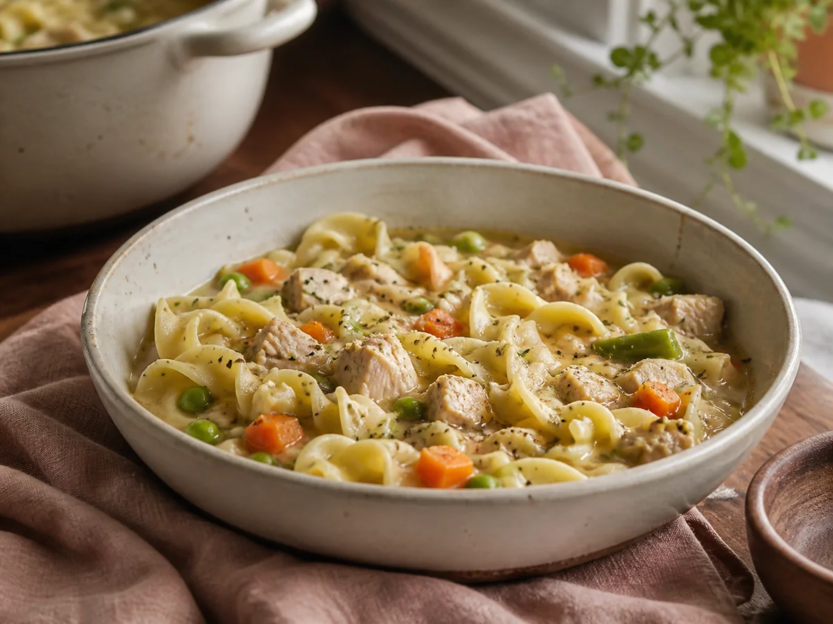 25-Minute Chicken and Noodles