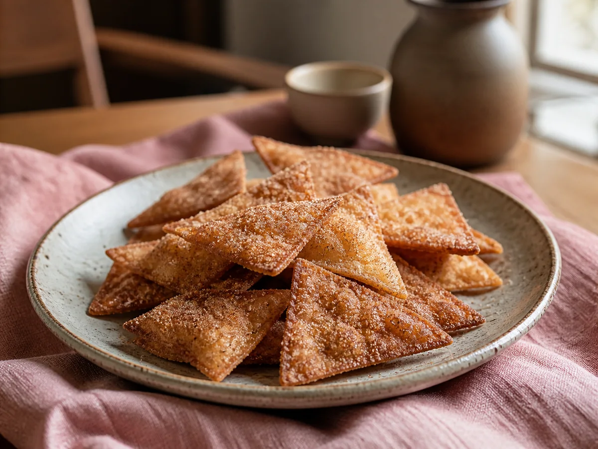 4-Ingredient Cinnamon Sugar Crisps
