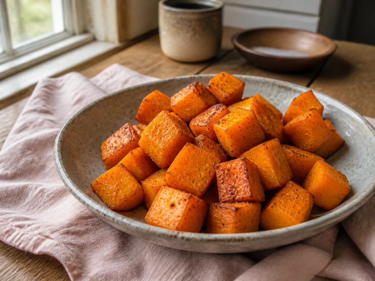 5-Ingredient Roasted Butternut Squash Recipe with Smoked Paprika