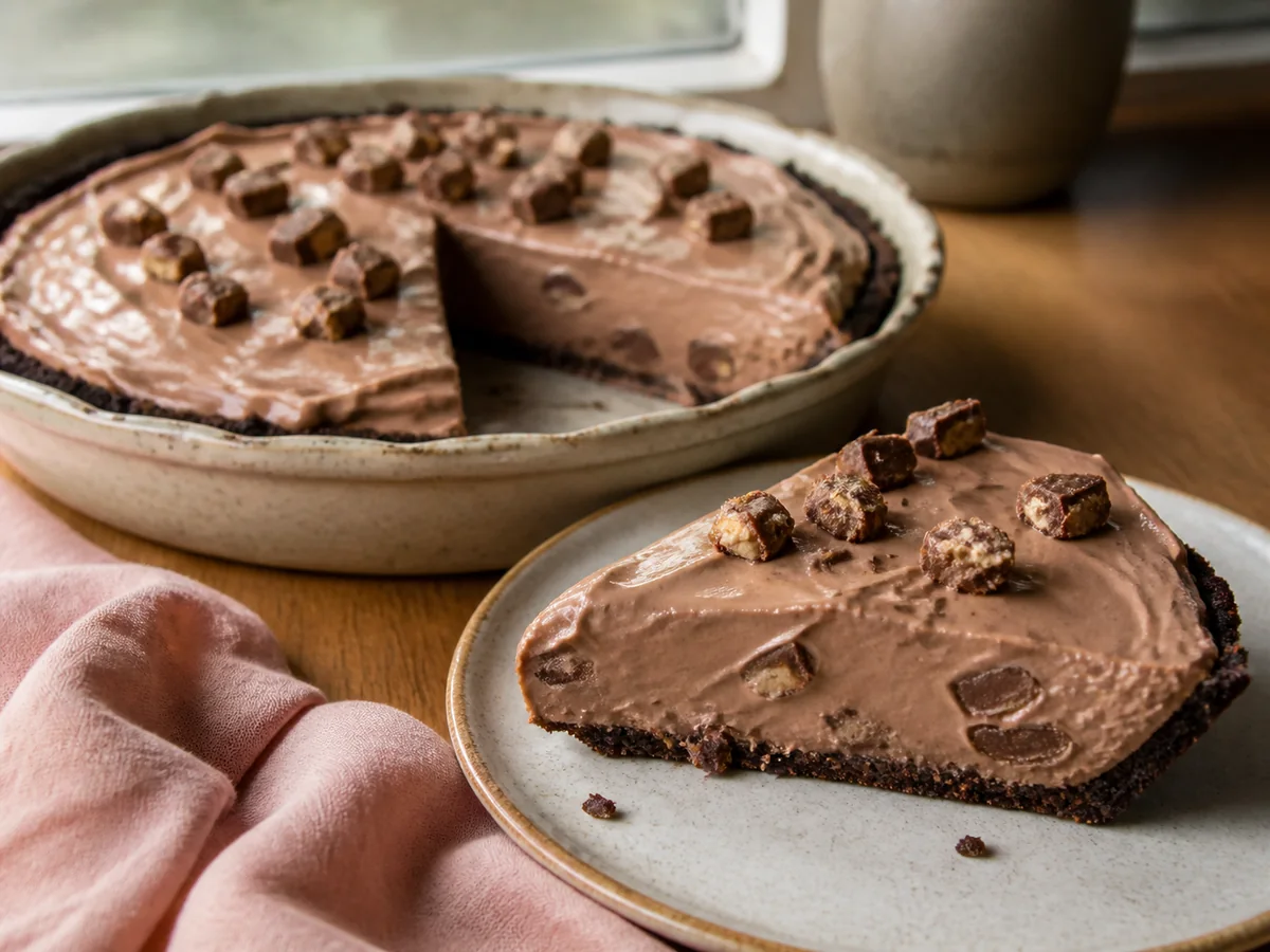 5 Minute Candy Bar Pie