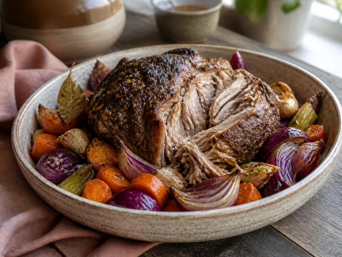 6-hour slow-roasted pork shoulder