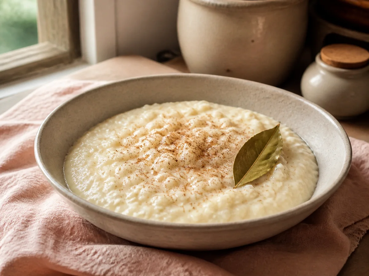 A nice rice pudding