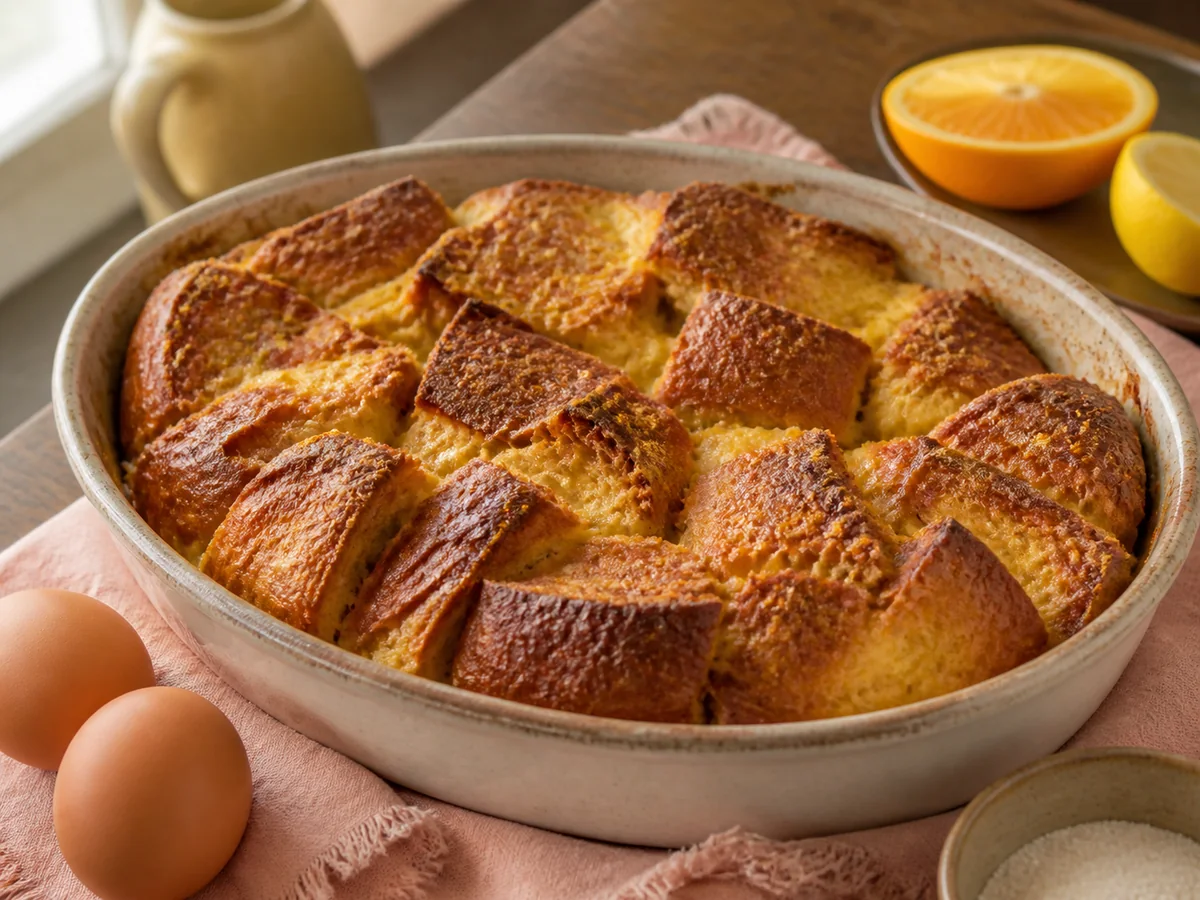 Alice's Curious French Toast Bread Pudding
