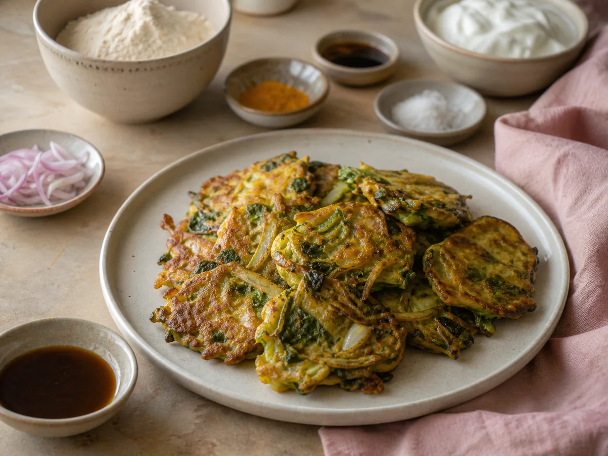 Allegra McEvedy's bok choy fritters recipe