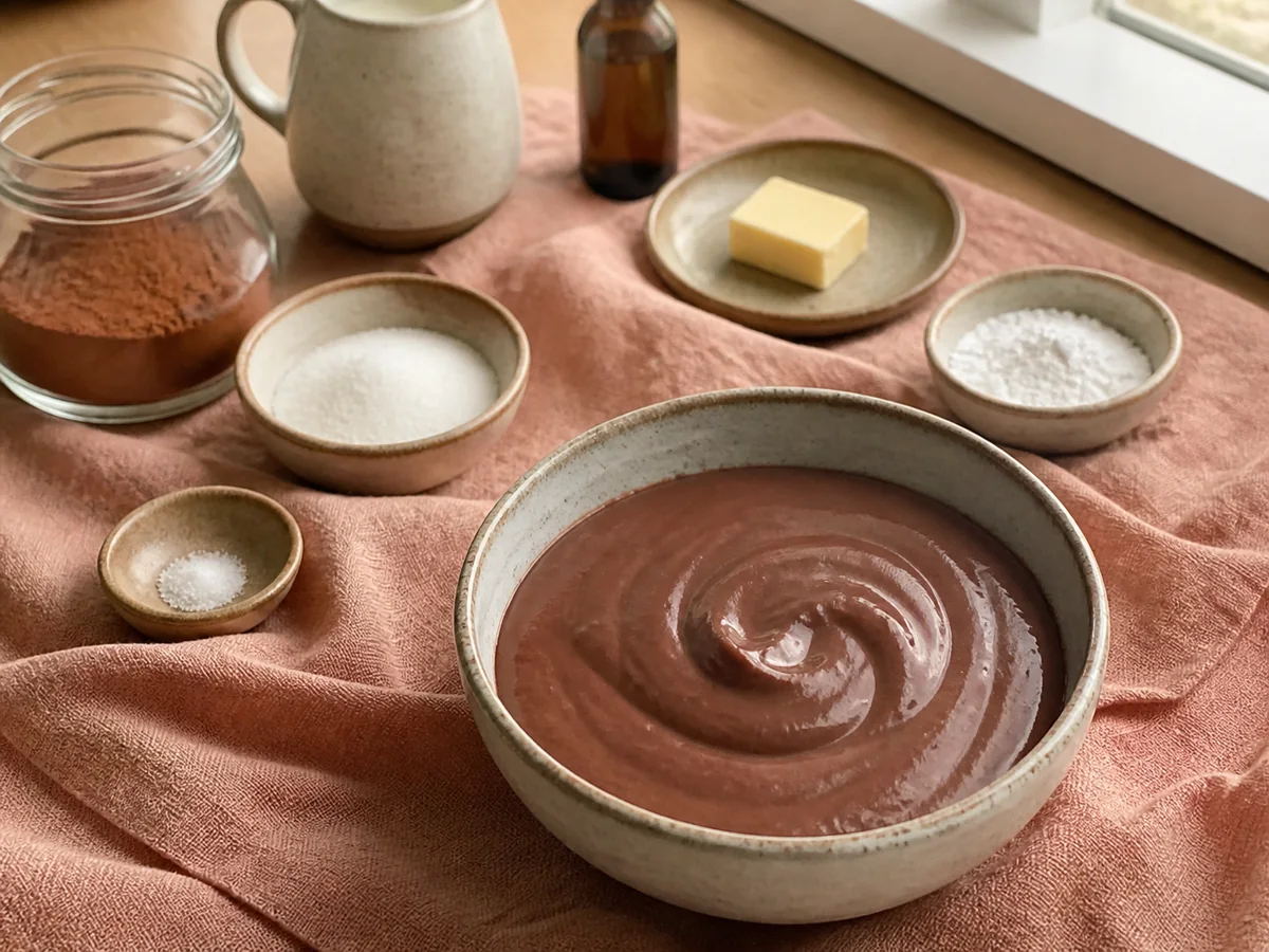 Almond Milk Chocolate Pudding