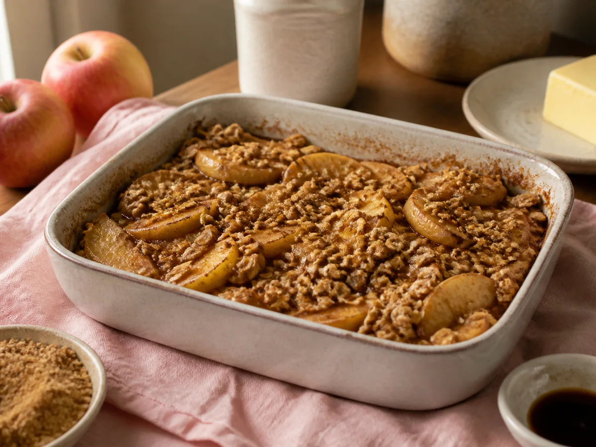 Baked Apples with Granola