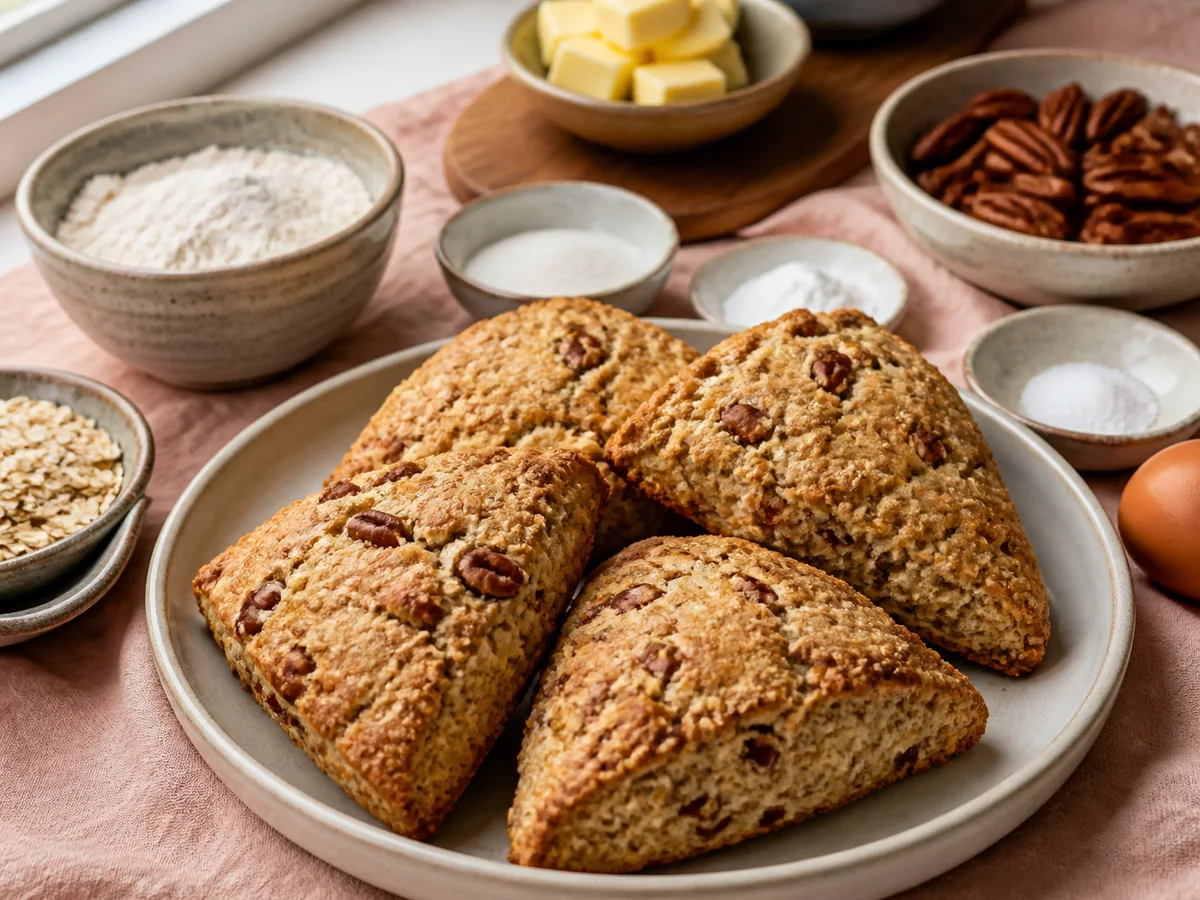 Baking For Others: Toasted Pecan Oatmeal Scones