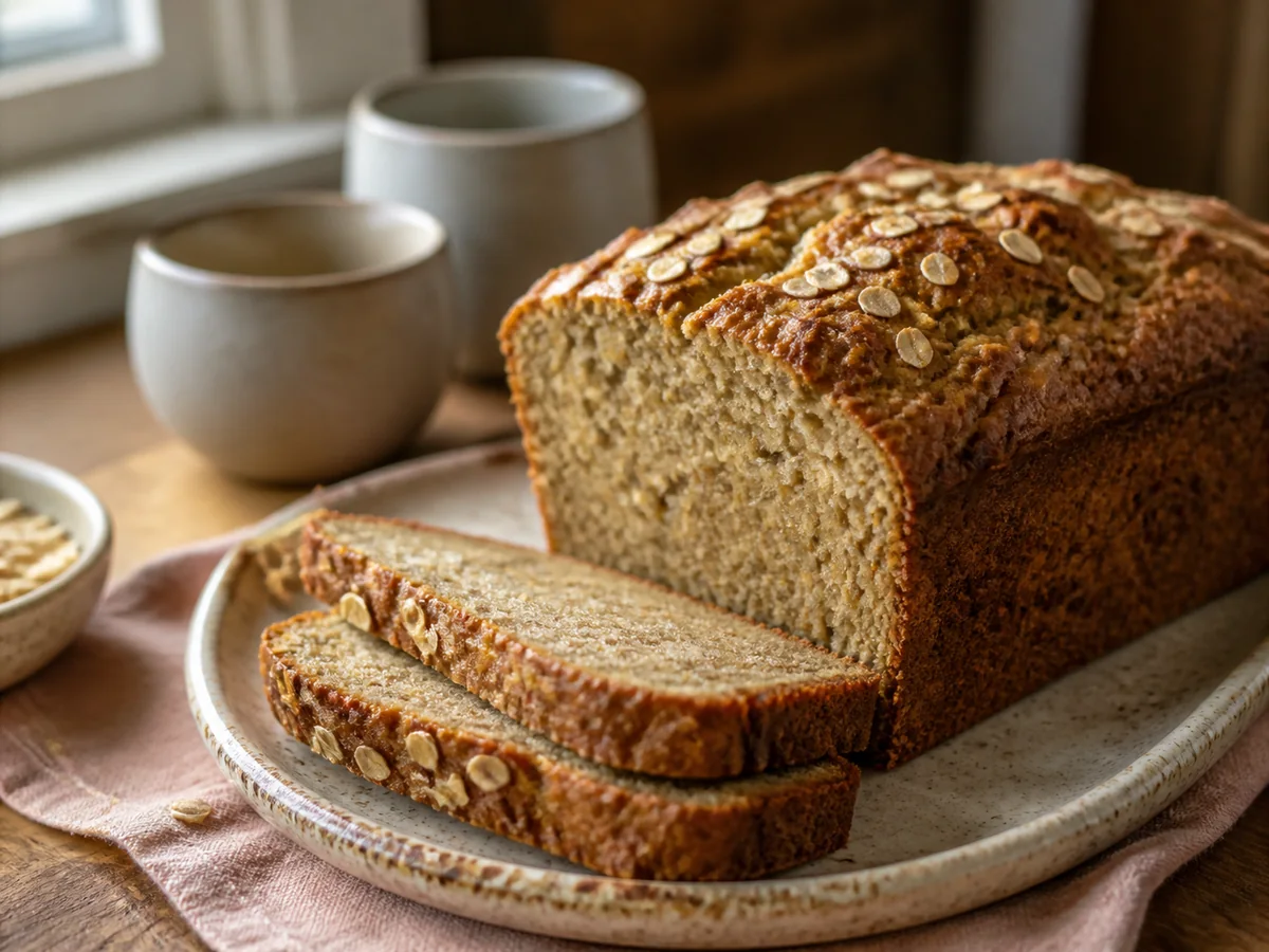 Banana Nut Oatmeal Bread