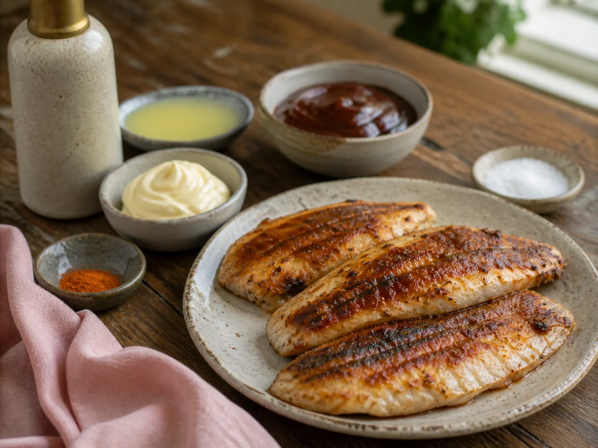 "BBQ" Broiled Red Snapper