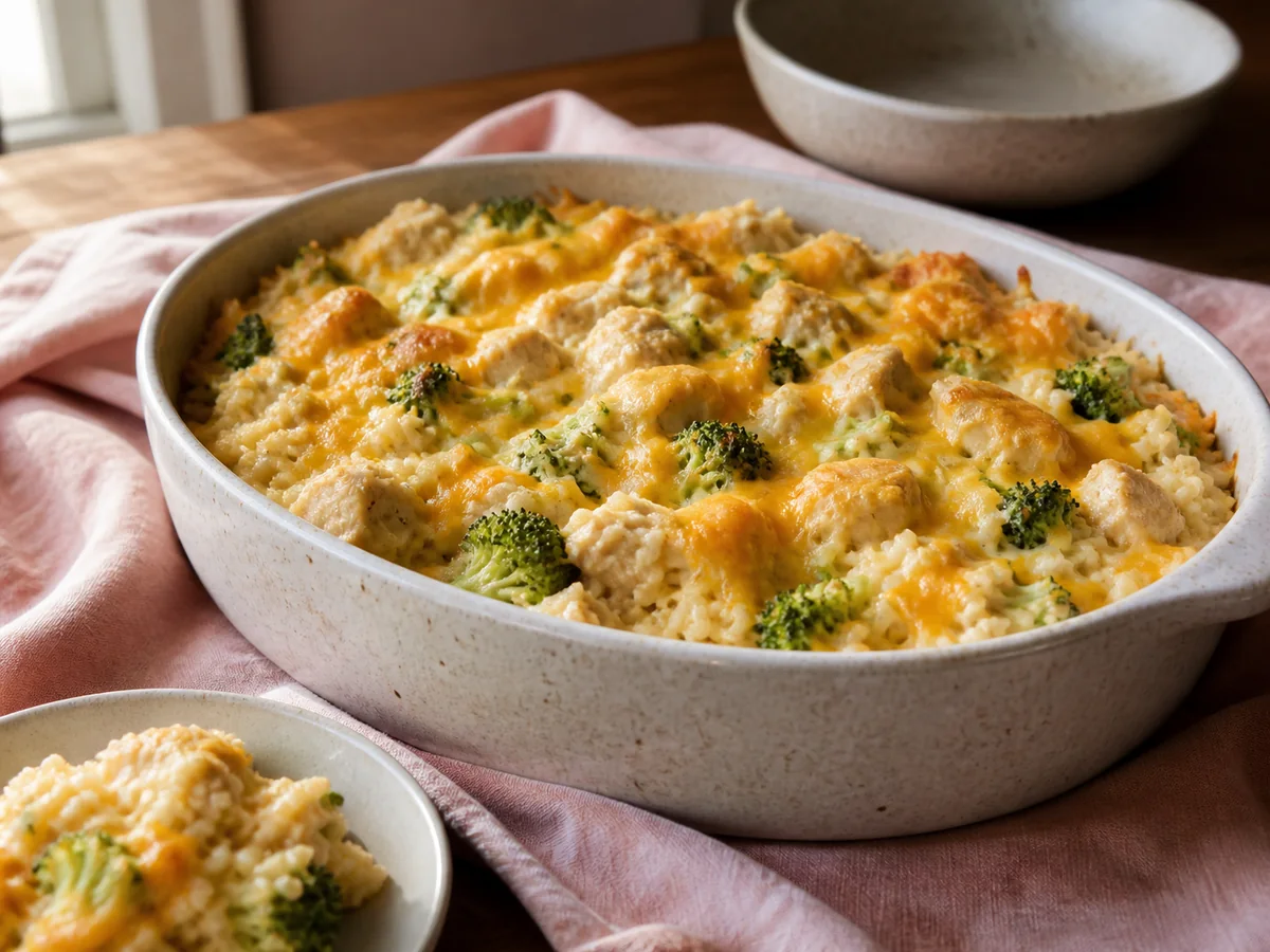 Chicken, Broccoli & Rice Bake