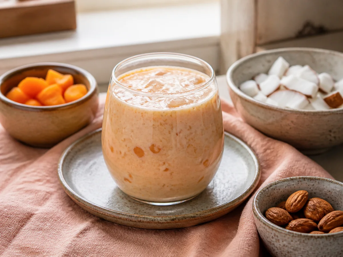 Coconut Apricot & Almond Smoothie