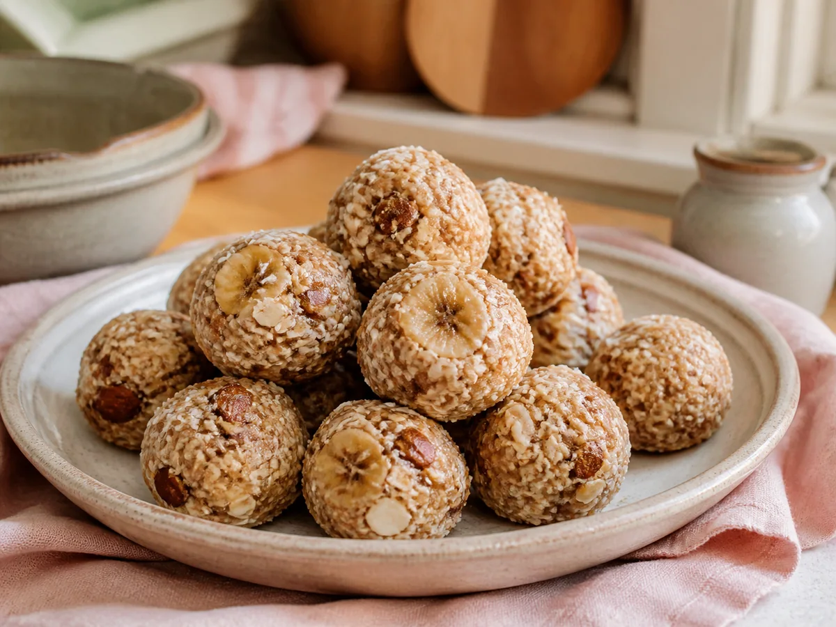 Coconut Banana & Almond Snack Bites