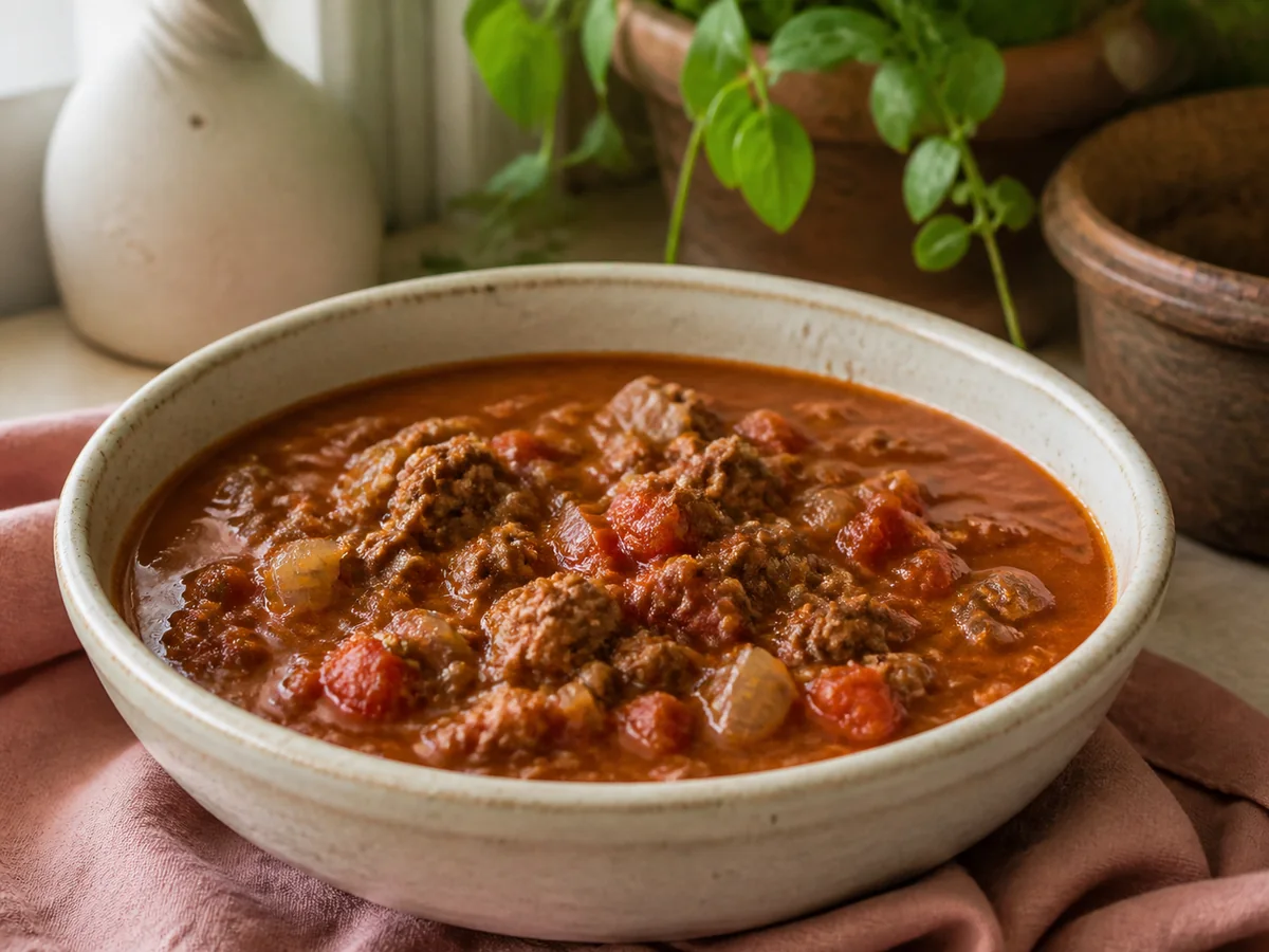 "Healthified" Salsa-Beef Chili Recipe