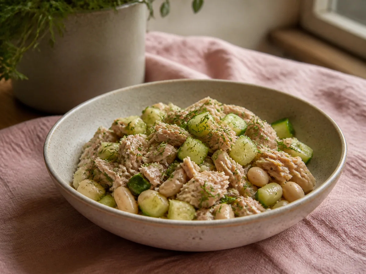 Lemon-Dill Tuna & White Bean Bowl