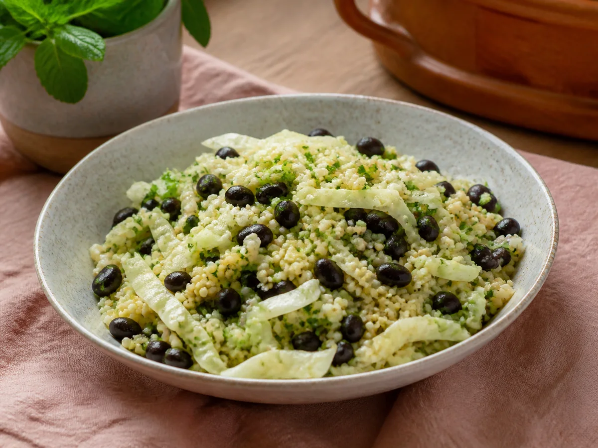 Minted Lime Black Bean & Cabbage Stir-Fry with Millet