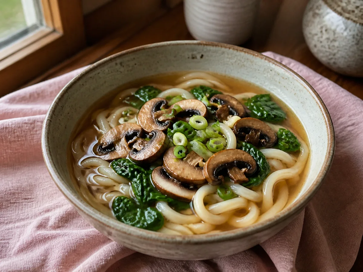 Miso Mushroom Udon