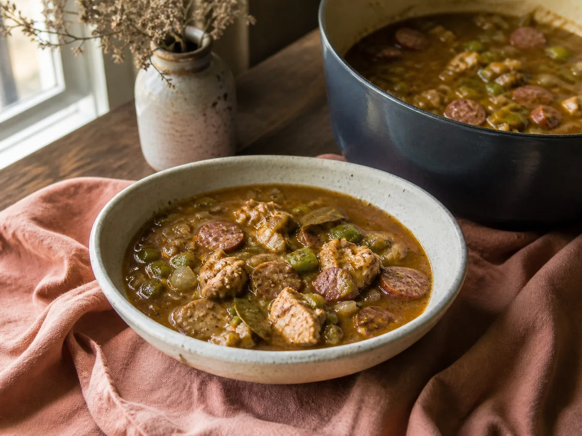 'Momma Made Em' Chicken and Sausage Gumbo