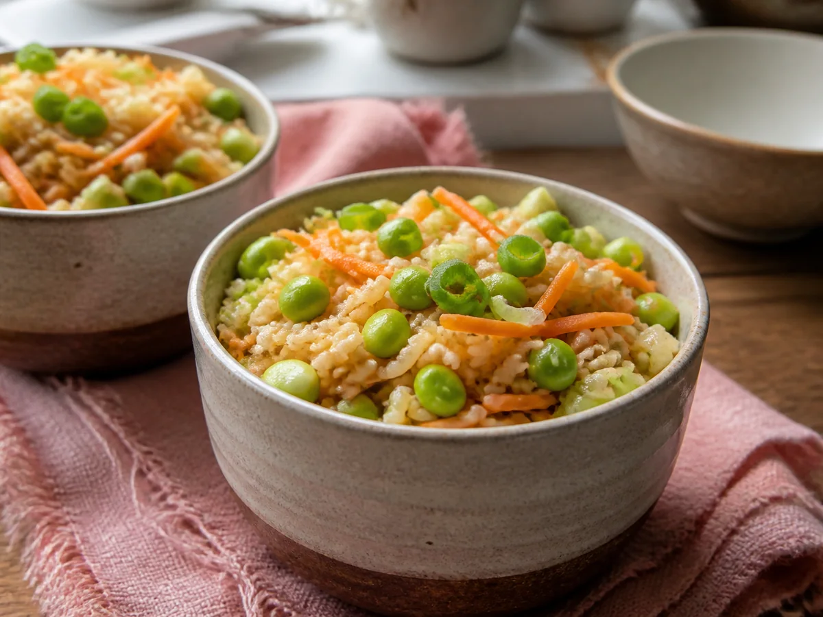 Sesame-Free Edamame Rice Cups