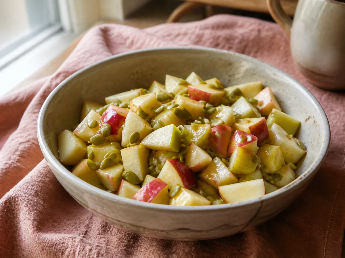 Vanilla Apple & Pumpkin Seed Fruit Salad