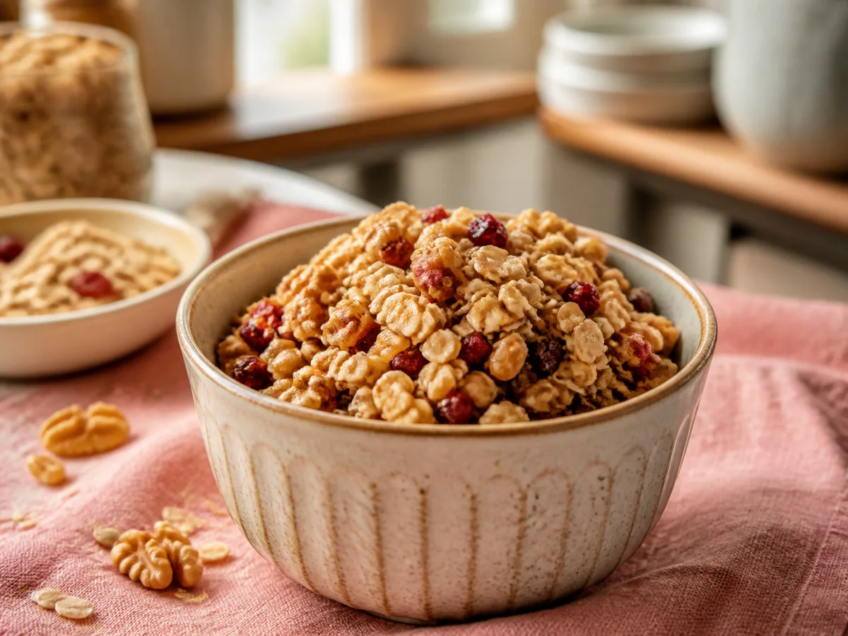 Vanilla Cranberry & Walnut Granola Cup