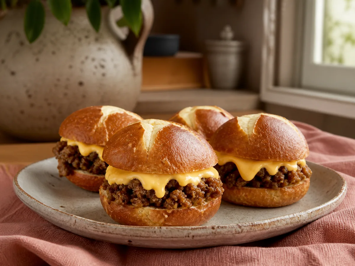 “Walking Taco” Burger Sliders